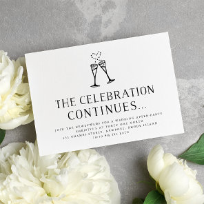 Champagne Pop | Wedding After Party Invitation