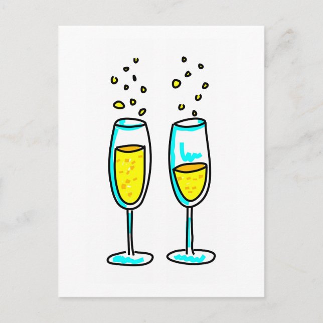 champagne postcard (Front)