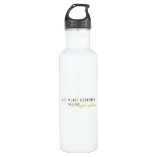 champagne problems stainless steel water bottle