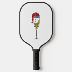 Champagne Prosecco sparkling Christmas Winter Pickleball Paddle