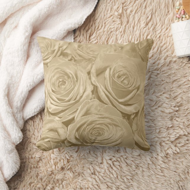 Champagne Roses Pillow (Blanket)