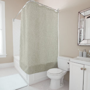Champagne Sand Glitter Shower Curtain