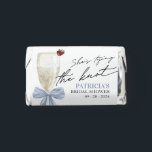 Champagne She's Tying the Knot Bridal Shower Hershey's Miniatures<br><div class="desc">This elegant "She’s Tying the Knot" Coquette Pink Bow Bridal Shower collection features a delicate watercolor bow illustration. This charming and feminine design is perfect for any coquette or "She’s Tying the Knot" bridal shower. You can easily customize it with just a few clicks to create a celebration that is...</div>