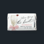 Champagne She's Tying the Knot Bridal Shower Hershey's Miniatures<br><div class="desc">This elegant "She’s Tying the Knot" Coquette Pink Bow Bridal Shower collection features a delicate watercolor bow illustration. This charming and feminine design is perfect for any coquette or "She’s Tying the Knot" bridal shower. You can easily customize it with just a few clicks to create a celebration that is...</div>