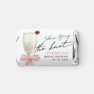 Champagne She's Tying the Knot Bridal Shower Hershey's Miniatures