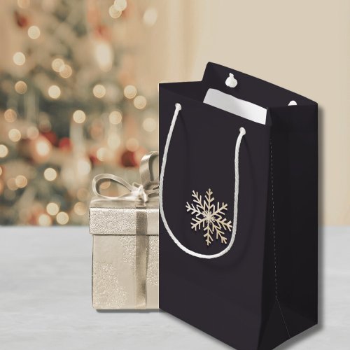 Champagne Snowflake Gift Bag