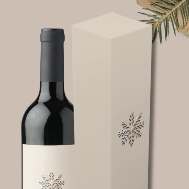 Champagne Snowflake Wine Gift Box (Creator Uploaded)
