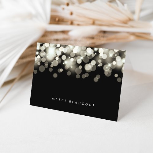 Champagne Spark Thank You Cards