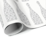 Champagne Swarovski Crystals Diamond Bottles White Wrapping Paper<br><div class="desc">Glam and Chic Wrapping Paper
for many occasions like birthday,  anniversary,  wedding,  bridal party,  new job,  new home,  corporate party,  retirements party,  new baby... </div>