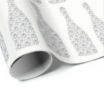 Champagne Swarovski Crystals Diamond Bottles White Wrapping Paper<br><div class="desc">Glam and Chic Wrapping Paper
for many occasions like birthday,  anniversary,  wedding,  bridal party,  new job,  new home,  corporate party,  retirements party,  new baby... </div>