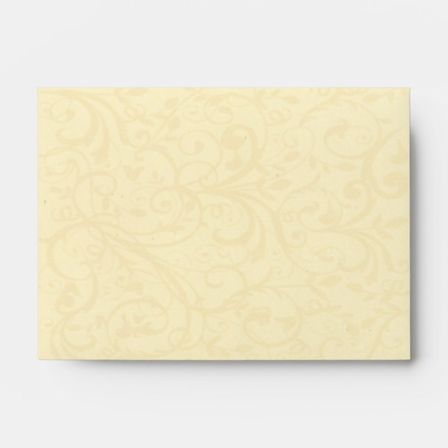 Champagne Swirl Envelope (A6) (Front)