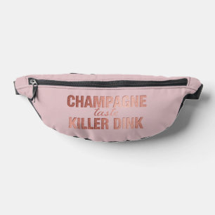 Champagne Taste Killer Dink - Rose Gold Pickleball Fanny Pack