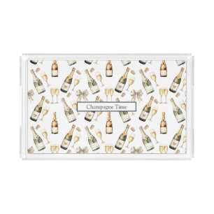 Champagne Time Prosecco Lover Acrylic Tray