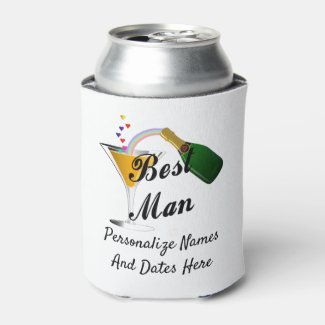 Wedding Koozies For The Best Man