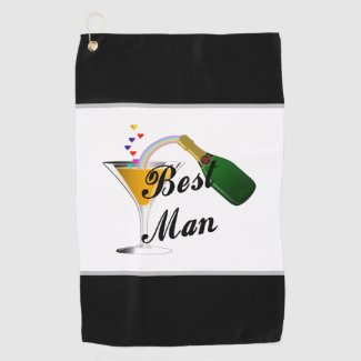 Wedding Shop Best Man Golf Towel