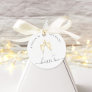 Champagne Toast "Cheers to Love" Personalized Favor Tags