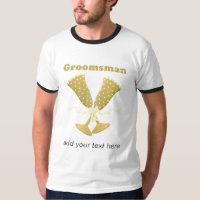 Champagne Toast Groomsman T-shirt