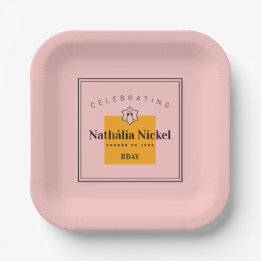 Champagne Toast Paper Plates