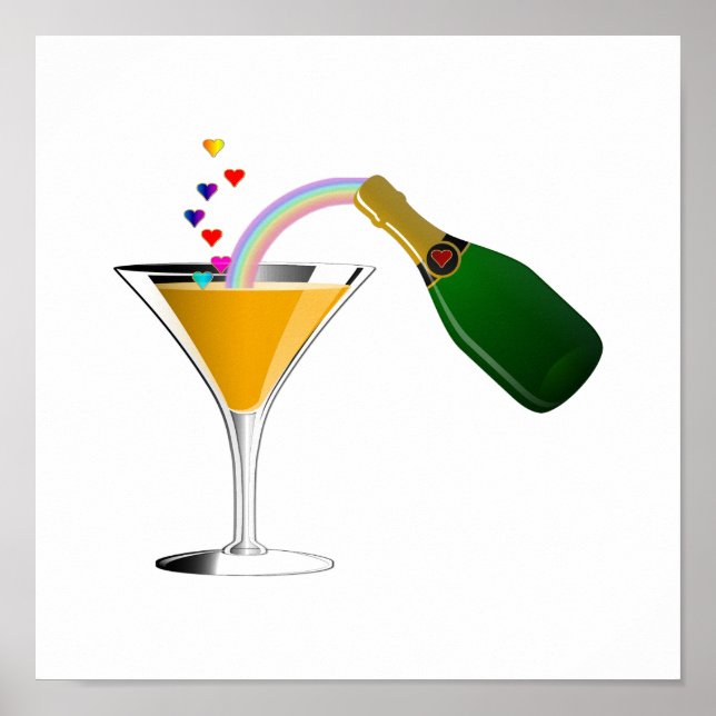 Champagne Toast Poster (Front)