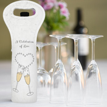 Champagne Toast Wine Tote by LBurlett at Zazzle