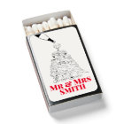 Champagne Tower wedding favors Matchboxes