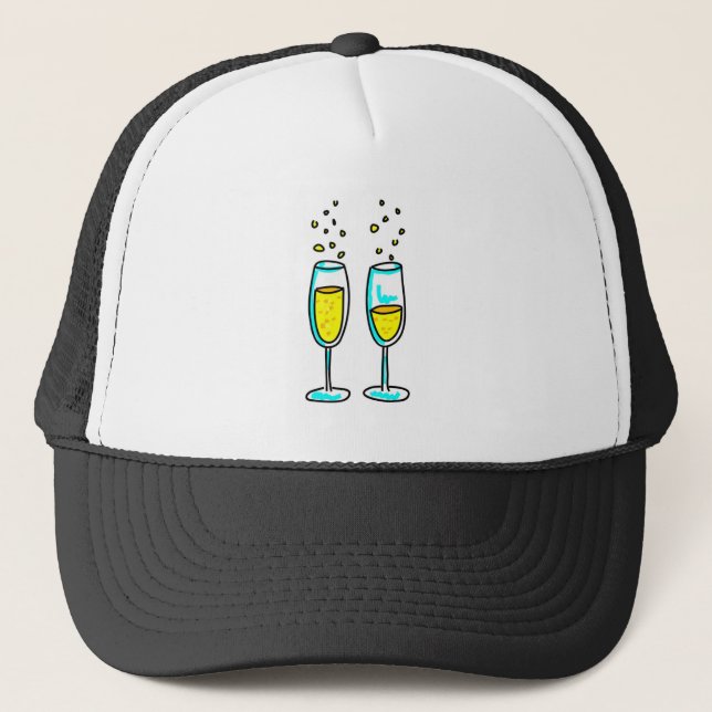 champagne trucker hat (Front)