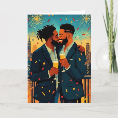 Champagne Tuxedo Celebration Card