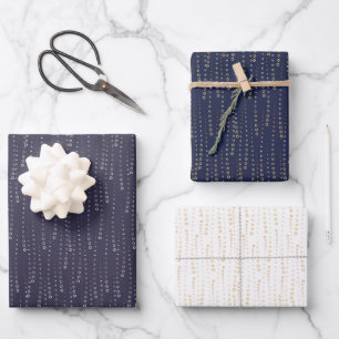 Champagne, Twilight, Midnight New Years Cheers Wrapping Paper Sheets