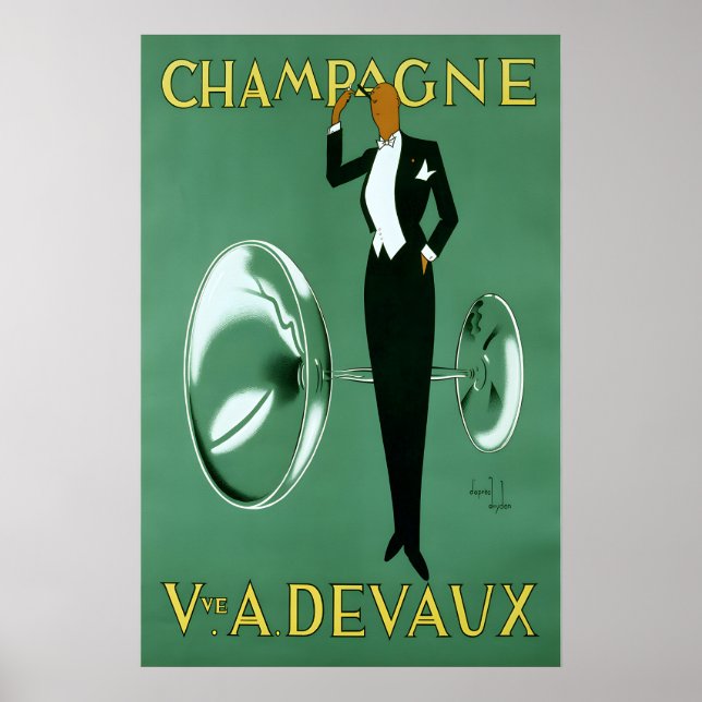 Champagne Vintage Poster (Front)