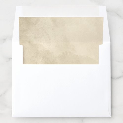 Champagne Watercolor Envelope Liner