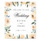 Champagne Watercolor Floral Design Wedding Welcome