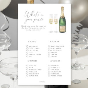 Champagne - What's in your purse game