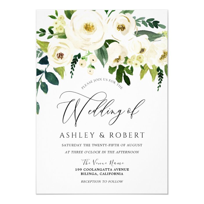 spring wedding invitations