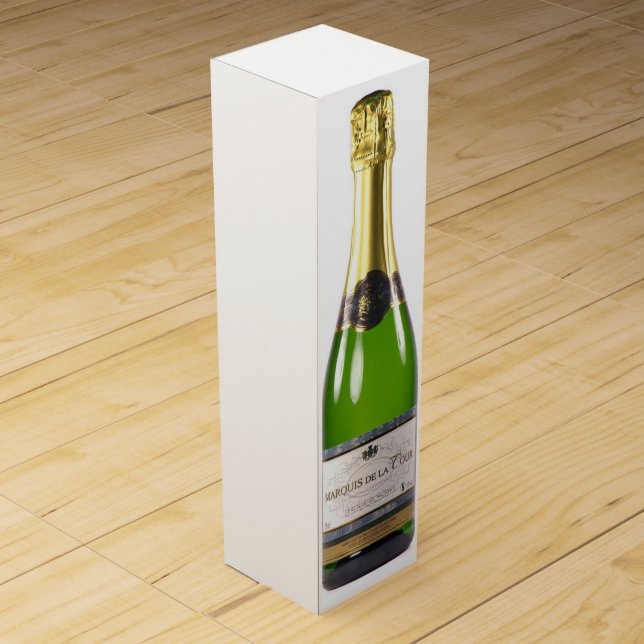 Champagne wine box (Back)