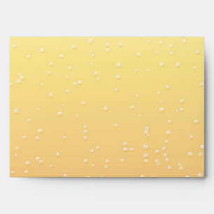 Champagne with Tiny Bubbles Background Art Envelope