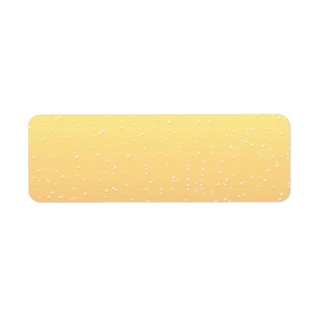 Champagne with Tiny Bubbles Background Art Label (Front)