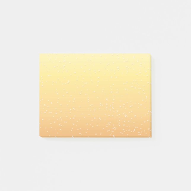 Champagne with Tiny Bubbles Background Art Post-it Notes (Front)