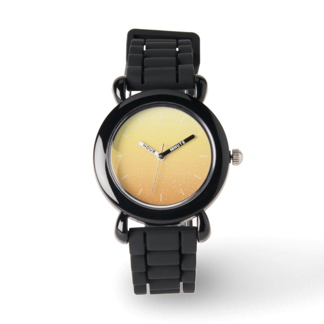 Champagne with Tiny Bubbles Background Art Watch (Front)