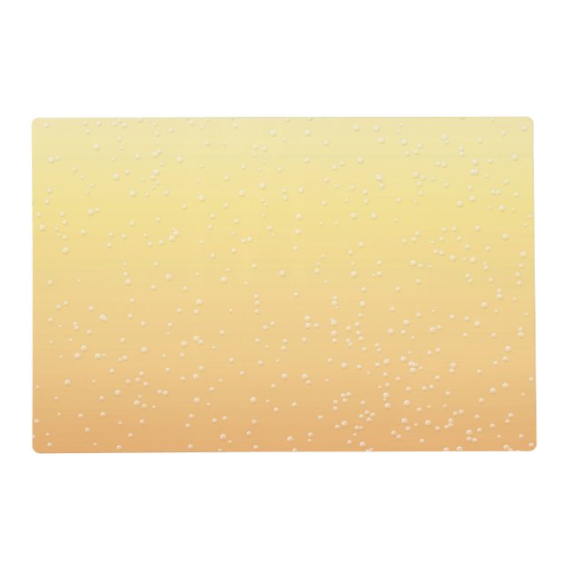 Champagne with Tiny Bubbles Placemat (Front)