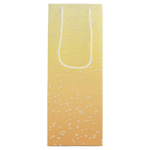 Champagne with Tiny Bubbles Wine Gift Bag
