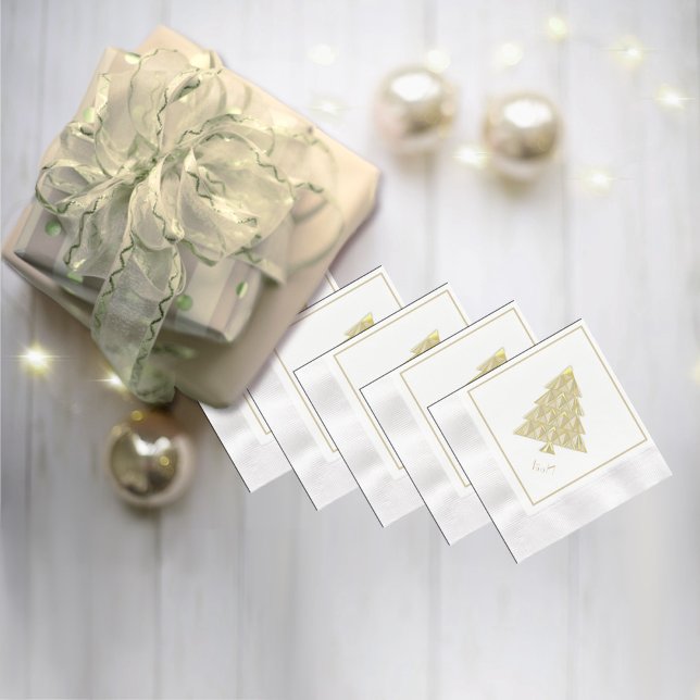 Champaign Joyoux Noel Paper Napkin (Creator Uploaded)