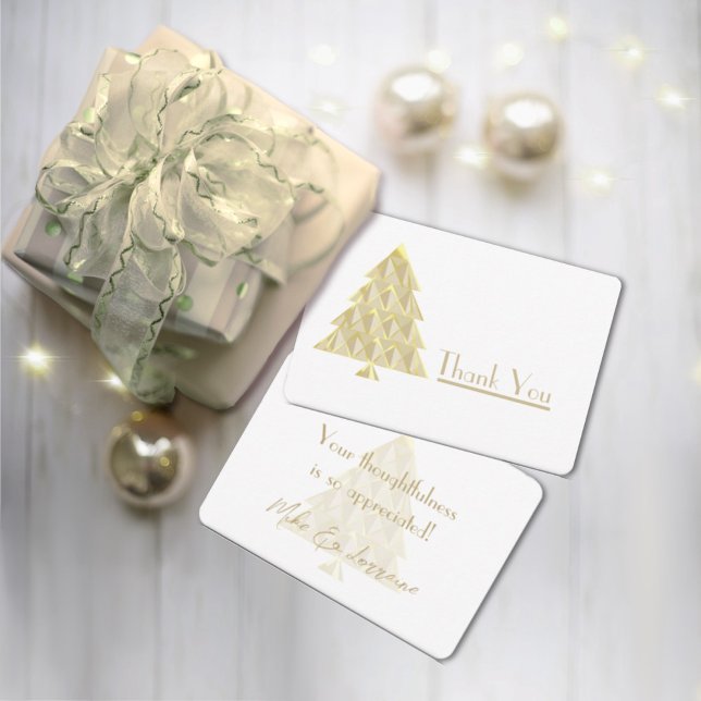 Champaign Joyoux Noel Thank You Card (Creator Uploaded)