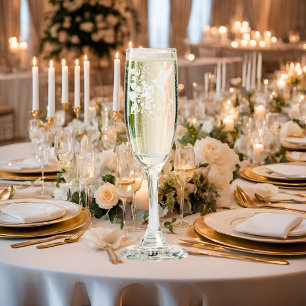 Champaigne Flutes White Hummingbird