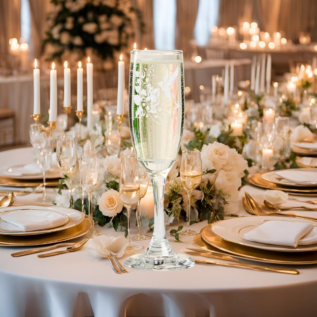 Champaigne Flutes White Hummingbird (Creator Uploaded)