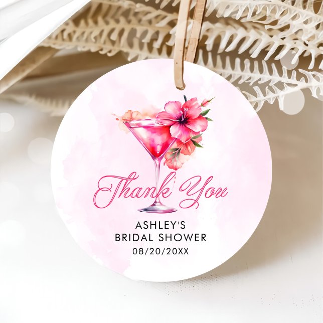 Champange Bridal Shower Favor Tags (Creator Uploaded)