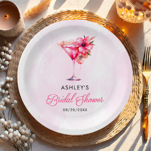 Champange Bridal Shower Paper Plates