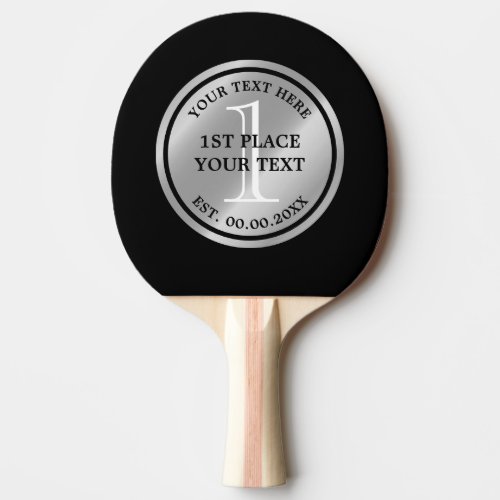 Champion 1st prize table tennis ping pong paddle