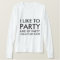 Champion By Party I mean Take Naps Softball Jersey