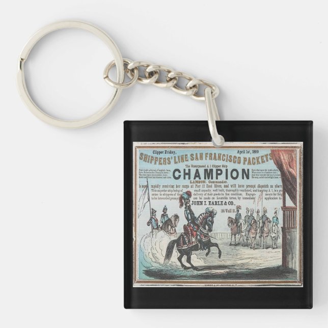 Champion Clipper Sailing  Keychain (Front)