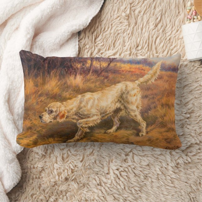 Champion Count Whitestone by Edmund Henry Osthaus  Lumbar Pillow (Blanket)